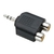 Adaptador Plug Conector 1 P2 Macho Para 2 Rca Femea Audio - comprar online