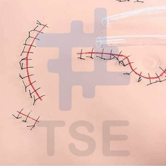 maniqui de suturaqs y vendaje
