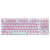 Teclado Mecânico Gamer Redragon Kumara Lunar, Switch Outemu Red, ABNT2 - K552W-2 Branco - BeB Games Canoas