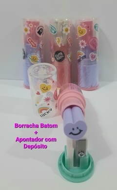 Borracha Batom com Apontador