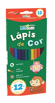 Lápis de Cor Leo&Leo 12 Cores