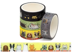 Washi Tape Pets BRW - Encantos da Val