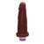 Pênis de Borracha Com Vibrador 14,5cm x 4cm Marrom Tritão na internet