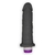 Pênis de Cyberskin Com Vibrador Em 18cm x 4,5cm Preto Teseu na internet