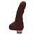 Pênis Com Vibrador Cyberskin 17cm x 3,5cm Marrom Vander na internet