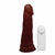 Pênis de Borracha Com Vibrador e Ventosa 14cm x 4cm Marrom Tritão - comprar online