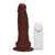 Pênis de Borracha Com Vibrador e Ventosa 16cm x 4cm Marrom Amon na internet