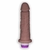 Pênis de Cyberskin Com Vibrador Em 18cm x 4,5cm Marrom Teseu - comprar online