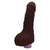 Pênis Com Vibrador Cyberskin 17cm x 3,5cm Marrom Vander