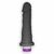 Pênis de Cyberskin Com Vibrador Em 18cm x 4,5cm Preto Teseu - comprar online