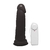 Pênis de Borracha Com Vibrador e Ventosa 14cm x 4cm Preto Tritão - comprar online