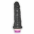 Pênis de Borracha Com Vibrador e Veias 14cm x 4cm Preto Ícaro na internet