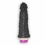 Pênis de Borracha Com Vibrador e Veias 14cm x 4cm Preto Ícaro