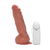 Pênis de Borracha Com Vibrador, Ventosa e Saco 19cm x 5,5cm Pele Ares - comprar online