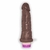 Pênis de Borracha Com Vibrador e Veias 14cm x 4cm Marrom Ícaro - comprar online