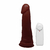 Pênis de Borracha Com Vibrador e Ventosa 14cm x 4cm Marrom Tritão na internet