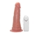 Pênis de Borracha Com Vibrador e Ventosa 14cm x 4cm Pele Dionísio