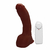 Pênis de Borracha Com Vibrador, Ventosa e Saco Marrom Zeus - comprar online