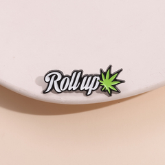 Pins Broche Alfinete Roll Up Weed - loja online