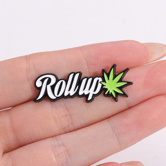 Pins Broche Alfinete Roll Up Weed na internet