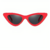 Sunglasses Peak Black Red