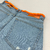 BERMUDA JEANS CORDÃO LARANJA - Nazario Store