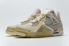 Air Jordan 4 x Off-White "Sail"