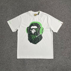 BAPE x Razer Neon Camo Ape Head Tee