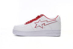 A Bathing Ape Bape Sta "White Red Border"