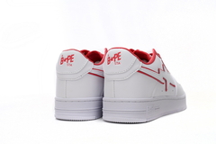 Imagem do A Bathing Ape Bape Sta "White Red Border"