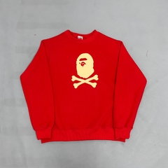 A Bathing APE BAPE Crossbones Ape Head Sweater - loja online