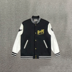 A Bathing APE x OVO "Varsity Jacket"