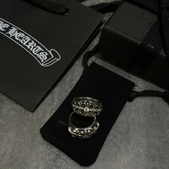 Chrome Hearts "1992 Sterling Silver Diamond" Ring - Sauced Boys