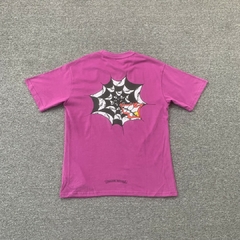 Chrome Hearts Matty Boy spider web t-shirt men's purple - comprar online