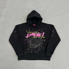 Sp5der P*NK Hoodie Black