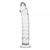 DILDO DE VIDRIO - RANGER - IDEAL PARA INICIAR EN SEXO ANAL - REALISTA - TRANSPARENTE - 19 CM