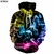 Imagem do 3d Hoodies Smoke Hoodie Masculino Colorido Moletom Estampado Criatividade Com Capuz Arte Casual Moletom Com Capuz Estampado Unissex Streetwear Novo