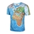 KYKU marca 3D camiseta masculina mapa do mundo camiseta engraçada camisetas masculinas 2017 verão manga curta anime tops camiseta moda roupas masculinas - HYPERLOJAO