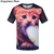 KYKU marca 3D camiseta masculina mapa do mundo camiseta engraçada camisetas masculinas 2017 verão manga curta anime tops camiseta moda roupas masculinas