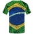 KYKU Brasil Camiseta Masculina Chama Verde T-shirt Hip Hop Tee Impressão Preta Camiseta 3d Gótico Punk Rock Roupa Masculina Verão Streetwear