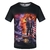 KYKU marca 3D camiseta masculina mapa do mundo camiseta engraçada camisetas masculinas 2017 verão manga curta anime tops camiseta moda roupas masculinas - loja online