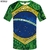 KYKU Brasil Camiseta Masculina Chama Verde T-shirt Hip Hop Tee Impressão Preta Camiseta 3d Gótico Punk Rock Roupa Masculina Verão Streetwear - loja online