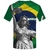 KYKU Brasil Camiseta Masculina Chama Verde T-shirt Hip Hop Tee Impressão Preta Camiseta 3d Gótico Punk Rock Roupa Masculina Verão Streetwear - comprar online