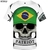 Imagem do KYKU Brasil Camiseta Masculina Chama Verde T-shirt Hip Hop Tee Impressão Preta Camiseta 3d Gótico Punk Rock Roupa Masculina Verão Streetwear