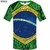 KYKU Brasil Camiseta Masculina Chama Verde T-shirt Hip Hop Tee Impressão Preta Camiseta 3d Gótico Punk Rock Roupa Masculina Verão Streetwear - HYPERLOJAO