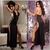 Imagem do Lingerie Feminina Plus Size Bondage Sexy Sem Costas Suspensório Maxi Saia Erótica Tamanho Grande Dividido Laço Preto Vestido Longo