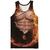 KYKU Muscle Tank Top Masculino Músculos Abdominais Ftness Vestuário Ocean Singlet Camisa Sem Manga Tops Anime Verão Alta Qualidade - comprar online