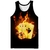 Imagem do KYKU Muscle Tank Top Masculino Músculos Abdominais Ftness Vestuário Ocean Singlet Camisa Sem Manga Tops Anime Verão Alta Qualidade