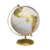 Globo Terrestre Decorativo Branco e Dourado Grande 25cm - comprar online