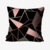 Capa de Almofada Decorativa 45cm x 45cm GEOMETRIC BLACK PINK